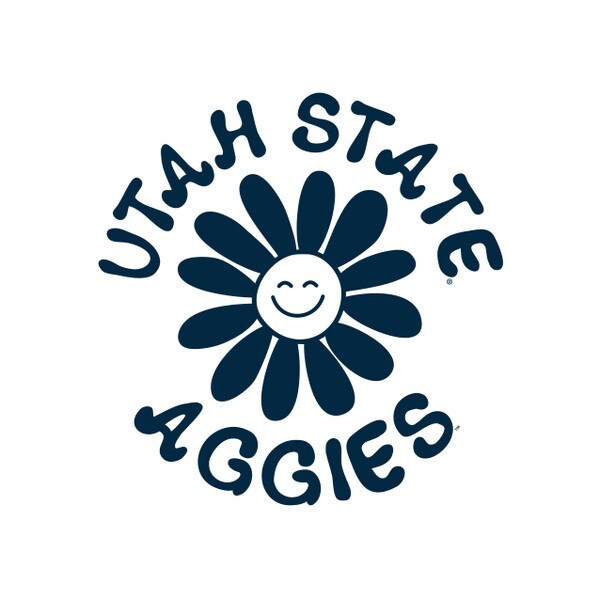 STICKER SUNFLOWER UTAH STATE AGGIES